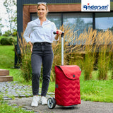 2-Andersen Shopper (R) Unus Shopper Hilma rot Einkaufstrolley Wien