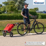 2-Andersen Shopper (R) Royal Shopper Plus 142 Ortlieb rot Einkaufstrolley Wien