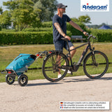 2-Andersen Shopper (R) Royal Shopper Plus 142 Ortlieb petrol Einkaufstrolley Wien