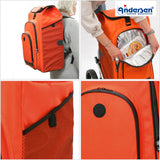 6-Andersen Shopper (R) Royal Shopper Plus 147 Hydro 3.0 orange Einkaufstrolley Wien