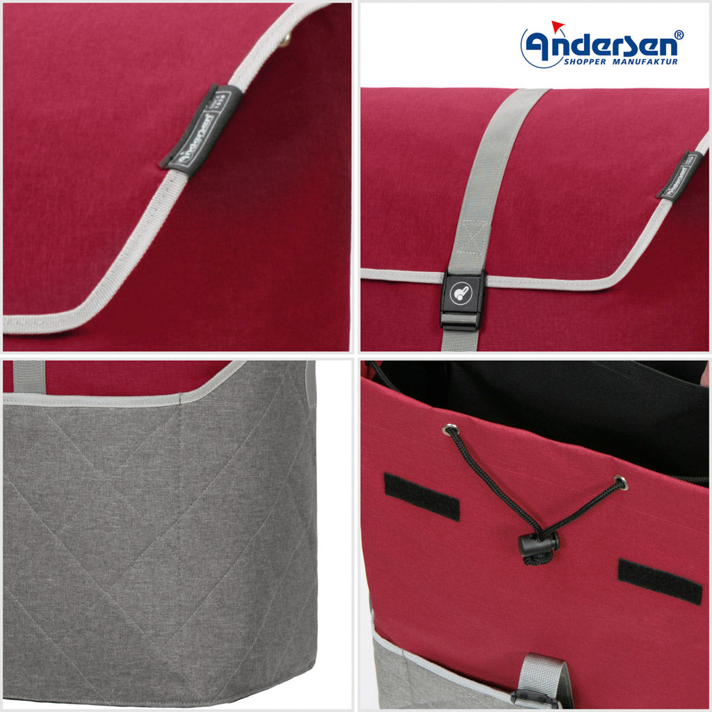 Andersen Shopper Einkaufstrolley Lasse Rot Wien-6
