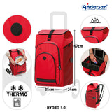 4-Andersen Shopper (R) Royal Shopper 162 Hydro 3.0 rot Einkaufstrolley Wien