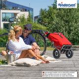 2-Andersen Shopper (R) Royal Shopper 162 Ortlieb rot Einkaufstrolley Wien
