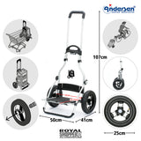3-Andersen Shopper (R) Royal Shopper 162 Ortlieb anthrazit Einkaufstrolley Wien