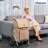 2-Andersen Shopper (R) Royal Shopper 162 Ipek Maxi sand Einkaufstrolley Wien