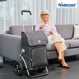 2-Andersen Shopper (R) Royal Shopper 162 Ipek Maxi anthrazit Einkaufstrolley Wien