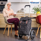2-Andersen Shopper (R) Royal Shopper 162 Basil City schwarz Einkaufstrolley Wien