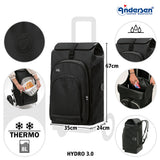 4-Andersen Shopper (R) Royal Shopper 164 Hydro 3.0 schwarz Einkaufstrolley Wien