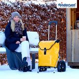 2-Andersen Shopper (R) Royal Shopper 164 Ortlieb gelb Einkaufstrolley Wien
