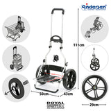 3-Andersen Shopper (R) Royal Shopper 164 Ortlieb anthrazit Einkaufstrolley Wien