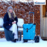 2-Andersen Shopper (R) Royal Shopper 164 Ortlieb petrol Einkaufstrolley Wien