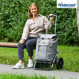 2-Andersen Shopper (R) Royal Shopper 164 Basil City grau Einkaufstrolley Wien