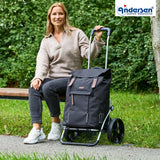 2-Andersen Shopper (R) Royal Shopper 164 Basil City schwarz Einkaufstrolley Wien