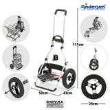 3-Andersen Shopper (R) Royal Shopper 165 Ortlieb anthrazit Einkaufstrolley Wien