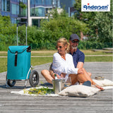 2-Andersen Shopper (R) Royal Shopper 165 Ortlieb petrol Einkaufstrolley Wien