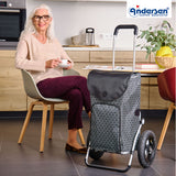 2-Andersen Shopper (R) Royal Shopper 165 Famke schwarz Einkaufstrolley Wien