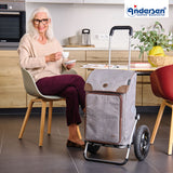 2-Andersen Shopper (R) Royal Shopper 165 Holk grau Einkaufstrolley Wien