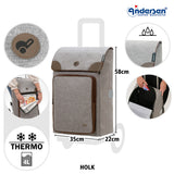 4-Andersen Shopper (R) Royal Shopper 165 Holk grau Einkaufstrolley Wien