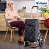 2-Andersen Shopper (R) Royal Shopper 165 Lissa schwarz Einkaufstrolley Wien