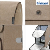 6-Andersen Shopper (R) Royal Shopper 165 Ipek Maxi sand Einkaufstrolley Wien
