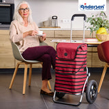 2-Andersen Shopper (R) Royal Shopper 165 Jelke bordeaux Einkaufstrolley Wien