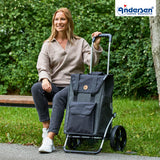2-Andersen Shopper (R) Royal Shopper 166 Senta 2.0 schwarz Einkaufstrolley Wien