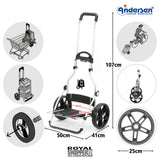 3-Andersen Shopper (R) Royal Shopper 166 Ortlieb rot Einkaufstrolley Wien