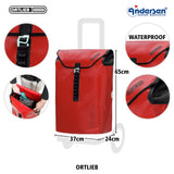 4-Andersen Shopper (R) Royal Shopper 166 Ortlieb rot Einkaufstrolley Wien