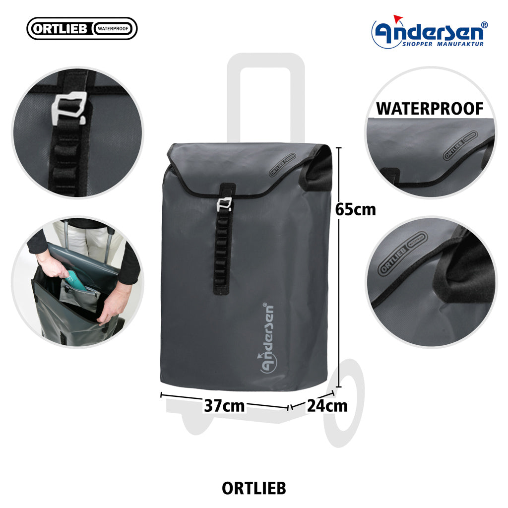 Andersen Shopper Einkaufstrolley Ortlieb Anthrazit Wien-5
