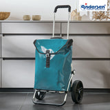 2-Andersen Shopper (R) Royal Shopper 166 Ortlieb petrol Einkaufstrolley Wien