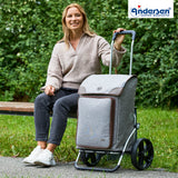 2-Andersen Shopper (R) Royal Shopper 166 Holk grau Einkaufstrolley Wien