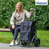 2-Andersen Shopper (R) Royal Shopper 166 Lisa schwarz Einkaufstrolley Wien