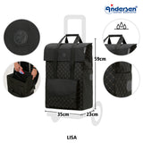 4-Andersen Shopper (R) Royal Shopper 166 Lisa schwarz Einkaufstrolley Wien