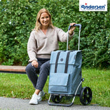 2-Andersen Shopper (R) Royal Shopper 166 Lisa blau Einkaufstrolley Wien