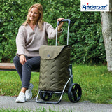 2-Andersen Shopper (R) Royal Shopper 166 Hilma oliv Einkaufstrolley Wien