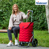 2-Andersen Shopper (R) Royal Shopper 166 Hilma rot Einkaufstrolley Wien