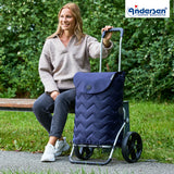 2-Andersen Shopper (R) Royal Shopper 166 Hilma blau Einkaufstrolley Wien