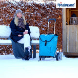 2-Andersen Shopper (R) Royal Shopper 167 Ortlieb petrol Einkaufstrolley Wien