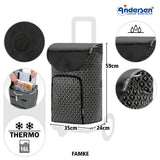 4-Andersen Shopper (R) Royal Shopper 167 Famke schwarz Einkaufstrolley Wien