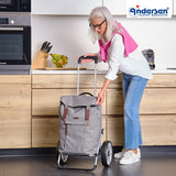 2-Andersen Shopper (R) Royal Shopper 167 Basil City grau Einkaufstrolley Wien