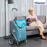 2-Andersen Shopper (R) Royal Shopper 168 Famke petrol Einkaufstrolley Wien