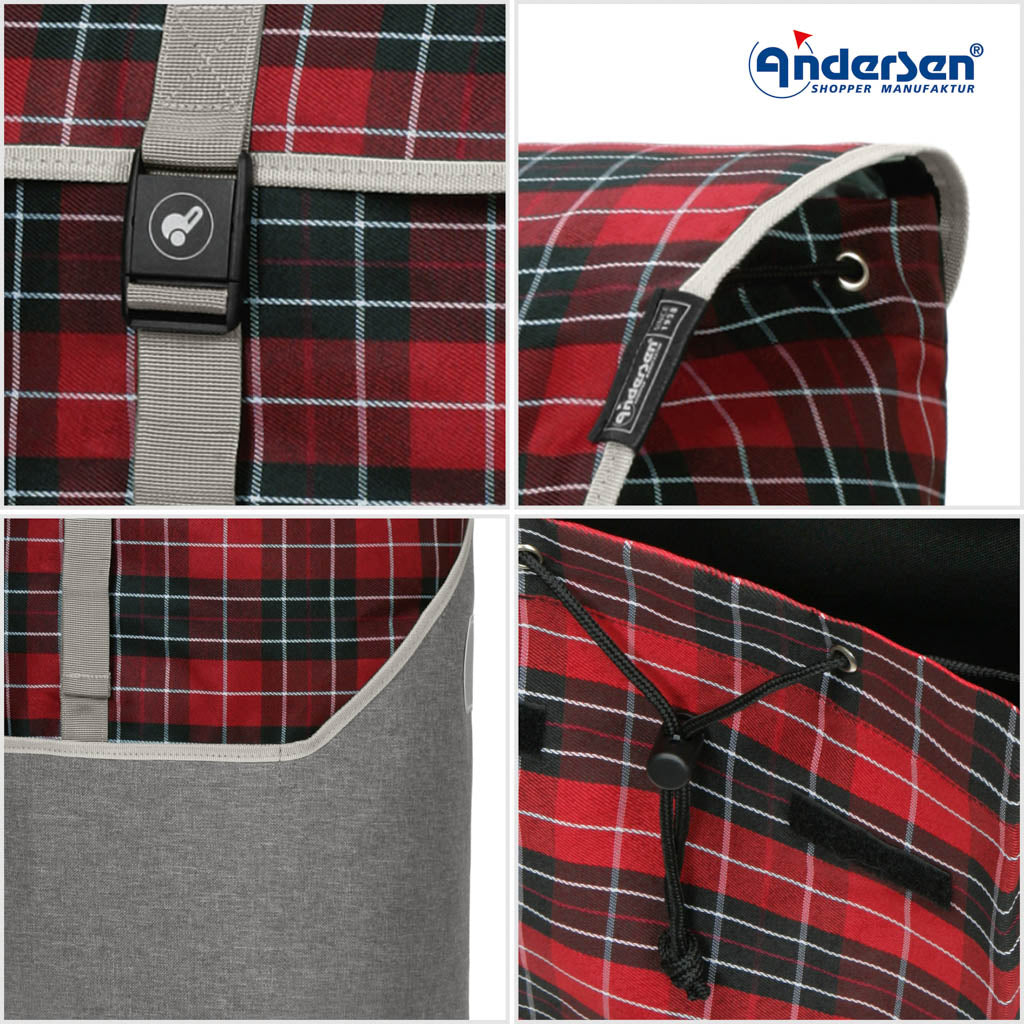 Andersen Shopper Einkaufstrolley Gese Rot Wien-6