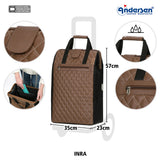 4-Andersen Shopper (R) Royal Shopper 168 Inra braun Einkaufstrolley Wien