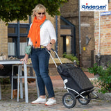 2-Andersen Shopper (R) Royal Shopper 168 Inra schwarz Einkaufstrolley Wien