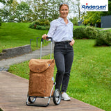 2-Andersen Shopper (R) Royal Shopper 168 Marta camel Einkaufstrolley Wien
