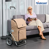 2-Andersen Shopper (R) Royal Shopper 168 Ipek Maxi sand Einkaufstrolley Wien