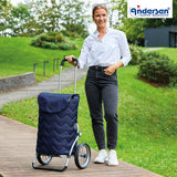 2-Andersen Shopper (R) Royal Shopper 168 Hilma blau Einkaufstrolley Wien