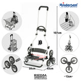 3-Andersen Shopper (R) Treppensteiger Royal Shopper Senta 2.0 sand Einkaufstrolley Wien
