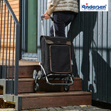 2-Andersen Shopper (R) Treppensteiger Royal Shopper Holk schwarz Einkaufstrolley Wien