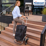 2-Andersen Shopper (R) Treppensteiger Royal Shopper Lisa schwarz Einkaufstrolley Wien
